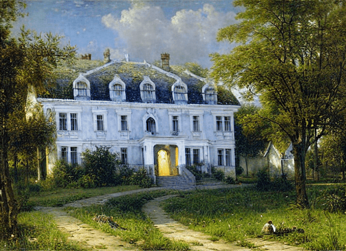 Buildings — AI artwork by Josh Auriemma (mansion-16)