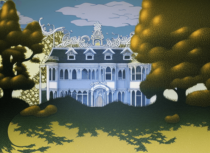 Buildings — AI artwork by Josh Auriemma (mansion-8)
