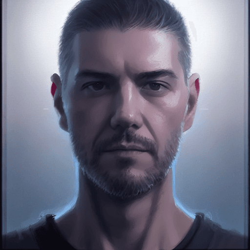 Selfies — AI artwork by Josh Auriemma (00106-3841071566-a highly detailed epic cinematic concept art CG render digital painting artwork_ joshauriemma portrait. By Greg Rutkowski, Ilya)