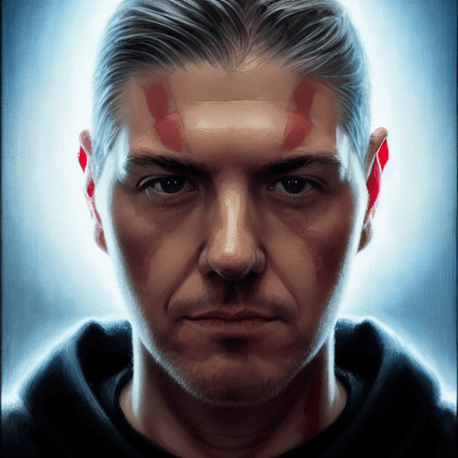 Selfies — AI artwork by Josh Auriemma (00205-124215405-joshauriemma as a sith lord, oil on canvas, masterpiece, hi-fructose, artgerm , half body, Norman rockwell, craig mullins, noah)