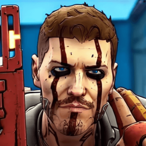 Selfies — AI artwork by Josh Auriemma (00232-3509361573-joshauriemma as a main character in Borderlands 3)